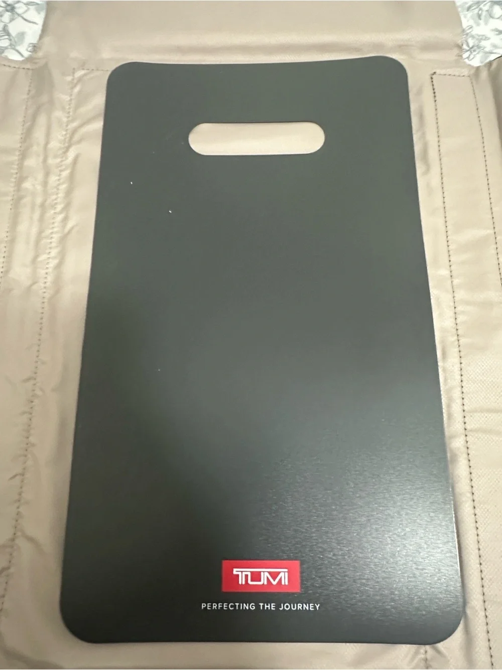 Tumi Dark Brown bag travel organizer